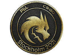 Patch | Team Spirit (Gold) | Stockholm 2021