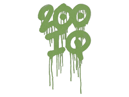 Sealed Graffiti | 200 IQ (Battle Green)