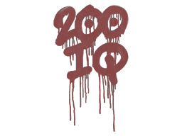 Sealed Graffiti | 200 IQ (Brick Red)