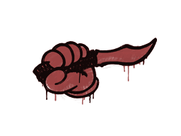 Sealed Graffiti | Backstab (Blood Red)