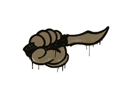 Sealed Graffiti | Backstab (Dust Brown)