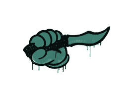 Sealed Graffiti | Backstab (Frog Green)