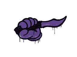 Sealed Graffiti | Backstab (Monster Purple)