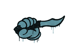 Sealed Graffiti | Backstab (Wire Blue)