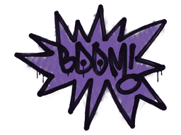 Sealed Graffiti | BOOM (Monster Purple)