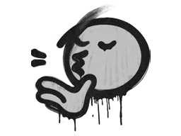 Sealed Graffiti | Chef Kiss (Shark White)