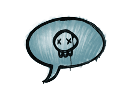 Sealed Graffiti | Death Sentence (Wire Blue)