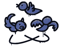 Sealed Graffiti | Dizzy (SWAT Blue)