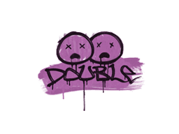 Sealed Graffiti | Double (Bazooka Pink)