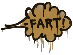 Sealed Graffiti | Fart (Desert Amber)