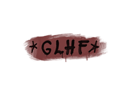 Sealed Graffiti | GLHF (Brick Red)