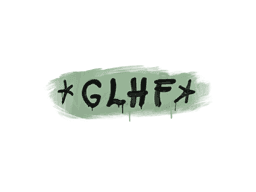 Sealed Graffiti | GLHF (Cash Green)