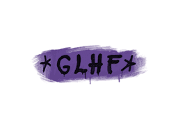 Sealed Graffiti | GLHF (Monster Purple)