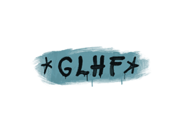 Sealed Graffiti | GLHF (Wire Blue)