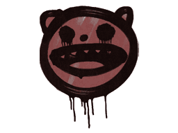 Sealed Graffiti | Happy Cat (Brick Red)