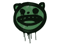 Sealed Graffiti | Happy Cat (Jungle Green)