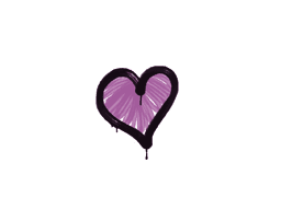 Sealed Graffiti | Heart (Bazooka Pink)