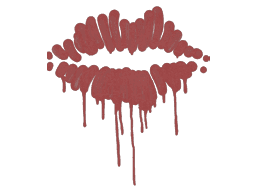 Sealed Graffiti | Kiss (Blood Red)