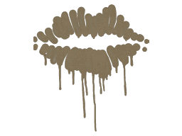 Sealed Graffiti | Kiss (Dust Brown)