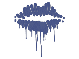 Sealed Graffiti | Kiss (SWAT Blue)