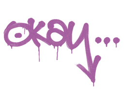 Sealed Graffiti | Okay (Bazooka Pink)