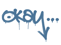 Sealed Graffiti | Okay (Monarch Blue)