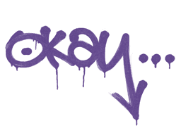 Sealed Graffiti | Okay (Monster Purple)