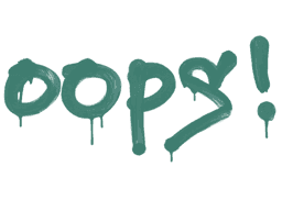 Sealed Graffiti | Oops (Frog Green)