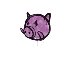 Sealed Graffiti | Piggles (Bazooka Pink)