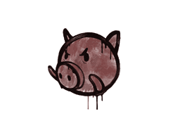 Sealed Graffiti | Piggles (Brick Red)