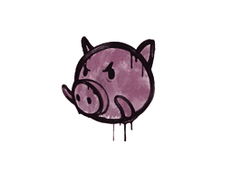 Sealed Graffiti | Piggles (Princess Pink)