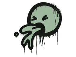 Sealed Graffiti | Puke (Cash Green)