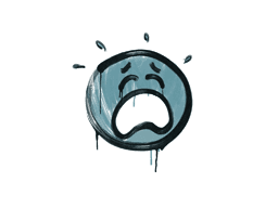 Sealed Graffiti | QQ (Wire Blue)