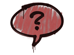 Sealed Graffiti | Question Mark (Blood Red)