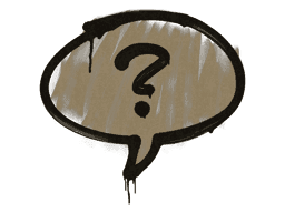 Sealed Graffiti | Question Mark (Dust Brown)