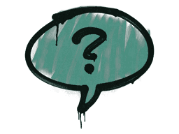 Sealed Graffiti | Question Mark (Frog Green)