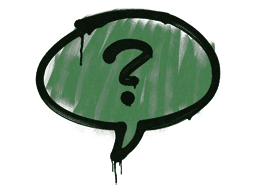 Sealed Graffiti | Question Mark (Jungle Green)