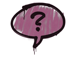 Sealed Graffiti | Question Mark (Princess Pink)