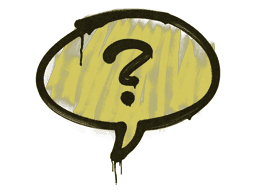 Sealed Graffiti | Question Mark (Tracer Yellow)