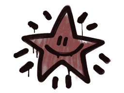 Sealed Graffiti | Shining Star (Brick Red)