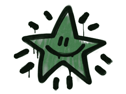 Sealed Graffiti | Shining Star (Jungle Green)