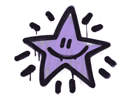 Sealed Graffiti | Shining Star (Violent Violet)