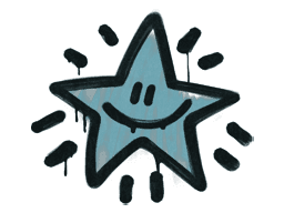 Sealed Graffiti | Shining Star (Wire Blue)