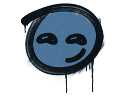 Sealed Graffiti | Smirk (Monarch Blue)