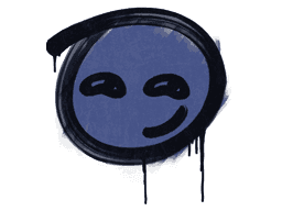 Sealed Graffiti | Smirk (SWAT Blue)