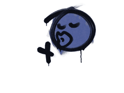 Sealed Graffiti | Smooch (SWAT Blue)