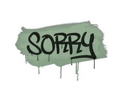 Sealed Graffiti | Sorry (Cash Green)