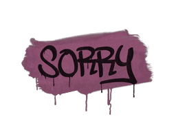 Sealed Graffiti | Sorry (Princess Pink)