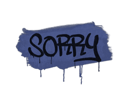 Sealed Graffiti | Sorry (SWAT Blue)