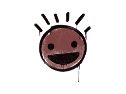 Sealed Graffiti | Still Happy (Brick Red)